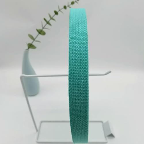 Kantenbesatzband aus Poly-Baumwoll-Gurtband, matte, leinwandgewebte, nylonähnliche Bindung für Taschen/Gepäck/Kleidungszubehör (20–50 mm) – 22–25 mm x 1 Meter von AYHTUD
