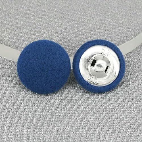 Kuppel aus Kaschmirwolle mit Metallknöpfen, für Mäntel, Pullover, DIY, 15/18/20/23/25/28/30/32/34/38 mm, 10 Stück pro Beutel, 4 Königsblau, 34,0 mm Kuppel aus Kaschmirwolle mit Metallknöpfen, für Mäntel, Pullover, DIY, 15/18/20/23/25/28/30/32/34/38 mm, 10 Stück pro Beutel, 4 Königsblau, 34,0 mm von AYHTUD