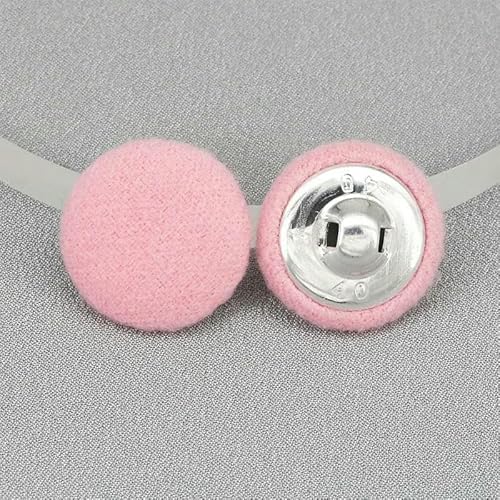 Kuppel aus Kaschmirwolle mit Metallschlaufenknöpfen, für Mäntel, Pullover, DIY, 15/18/20/23/25/28/30/32/34/38 mm, 10 Stück pro Beutel, 11 Hellrosa, 38 mm Kuppel aus Kaschmirwolle mit Metallschlaufenknöpfen, für Mäntel, Pullover, DIY, 15/18/20/23/25/28/30/32/34/38 mm, 10 Stück pro Beutel, 11 Hellrosa, 38 mm von AYHTUD