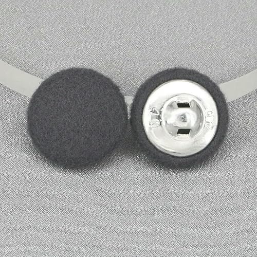 Kuppel aus Kaschmirwolle mit Metallschlaufenknöpfen, für Mäntel, Pullover, DIY, 15/18/20/23/25/28/30/32/34/38 mm, 10 Stück pro Beutel, 15 Grau, 38 mm Kuppel aus Kaschmirwolle mit Metallschlaufenknöpfen, für Mäntel, Pullover, DIY, 15/18/20/23/25/28/30/32/34/38 mm, 10 Stück pro Beutel, 15 Grau, 38 mm von AYHTUD