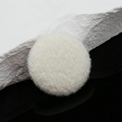 Kuppel aus Kaschmirwolle mit Metallschlaufenknöpfen, für Mäntel, Pullover, DIY, 15/18/20/23/25/28/30/32/34/38 mm, 10 Stück pro Beutel, 20 Weiß, 34,0 mm Kuppel aus Kaschmirwolle mit Metallschlaufenknöpfen, für Mäntel, Pullover, DIY, 15/18/20/23/25/28/30/32/34/38 mm, 10 Stück pro Beutel, 20 Weiß, 34,0 mm von AYHTUD