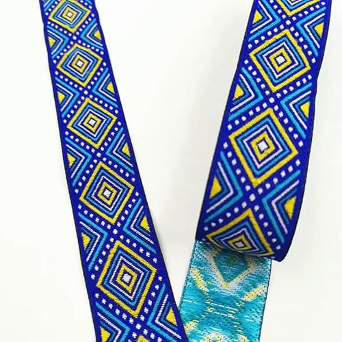 Meter 33,0 mm Vintage Ethno-Stickereiband Boho-Spitzenbesatz DIY Kleidung Taschenzubehör Bestickter Stoff -33QY51 Meter 33,0 mm Vintage Ethno-Stickereiband Boho-Spitzenbesatz DIY Kleidung Taschenzubehör Bestickter Stoff -33QY51 von AYHTUD