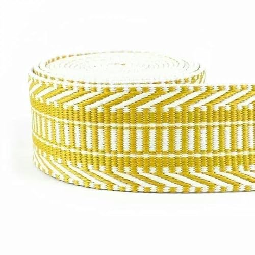 Meter 38 mm Jacquard-Gurtband für Taschengurte, ethnisches Band, Gepäckdekor, Nähen, Schrägband, DIY-Gürtel, Schuhzubehör, RD155, Hellgelb, 38 mm, 2 Meter Meter 38 mm Jacquard-Gurtband für Taschengurte, ethnisches Band, Gepäckdekor, Nähen, Schrägband, DIY-Gürtel, Schuhzubehör, RD155, Hellgelb, 38 mm, 2 Meter von AYHTUD