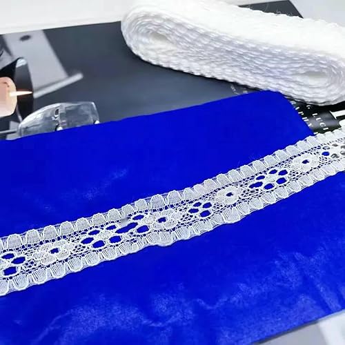 Meter weißes und schwarzes Spitzenband, verschiedene Blumenbesätze zum Verpacken, für Weihnachtshochzeitsdekoration, Basteln, Nähzubehör – weiße Spitze – 05 – Meter weißes und schwarzes Spitzenband, verschiedene Blumenbesätze zum Verpacken, für Weihnachtshochzeitsdekoration, Basteln, Nähzubehör – weiße Spitze – 05 – von AYHTUD