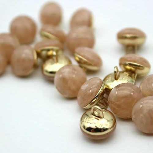 Mini-Katzenaugen-Metallknöpfe für Hemdpullover, Ersatz für Kleidung, Nähen, dekoratives Bastelzubehör, Handarbeitszubehör, 6 Stück/Los, 7–23,0 mm von AYHTUD