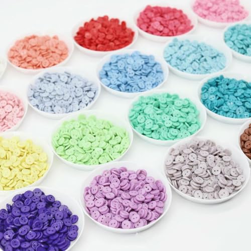 Mini-Knöpfe, 6 mm, rund, Kunstharz, kleine Mini-Knöpfe, Nähzubehör, Puppenkleidung, Knopfverzierungen, Scrapbooking, Kartendekor, 15 Lavendel, 50 Stück Mini-Knöpfe, 6 mm, rund, Kunstharz, kleine Mini-Knöpfe, Nähzubehör, Puppenkleidung, Knopfverzierungen, Scrapbooking, Kartendekor, 15 Lavendel, 50 Stück von AYHTUD