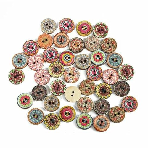 Mix 50 Stück Holzknöpfe "Hand Made" Buchstabenanhänger Holz Nähzubehör für Kleidung Handarbeit Scrapbooking Bastelbedarf DIY-01 15mm Mix 50 Stück Holzknöpfe "Hand Made" Buchstabenanhänger Holz Nähzubehör für Kleidung Handarbeit Scrapbooking Bastelbedarf DIY-01 15mm von AYHTUD