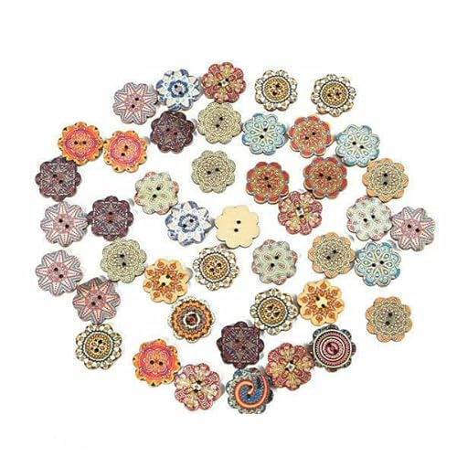 Mix 50 Stück Holzknöpfe "Hand Made" Buchstabenanhänger Holz Nähzubehör für Kleidung Handarbeit Scrapbooking Bastelbedarf DIY-02 20mm Mix 50 Stück Holzknöpfe "Hand Made" Buchstabenanhänger Holz Nähzubehör für Kleidung Handarbeit Scrapbooking Bastelbedarf DIY-02 20mm von AYHTUD