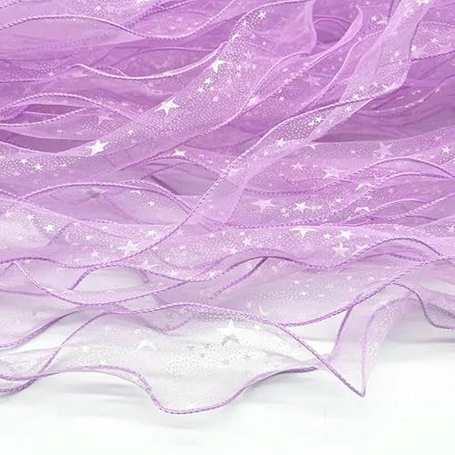 NEU 60 mm Print The Stars Wave Seidenorganzaband Schleifenmaterial für Haarschmuck, Wickeldekoration, Spitzenbänder-09-3 Yards NEU 60 mm Print The Stars Wave Seidenorganzaband Schleifenmaterial für Haarschmuck, Wickeldekoration, Spitzenbänder-09-3 Yards von AYHTUD