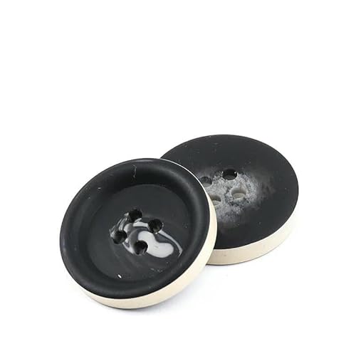 Neue 10 Stück Harzknöpfe mit 4 Löchern, Nähzubehör, Größe komplett für Kleidung, dekorative Knöpfe, handgefertigt, DIY-NK048-21-23,0 mm Neue 10 Stück Harzknöpfe mit 4 Löchern, Nähzubehör, Größe komplett für Kleidung, dekorative Knöpfe, handgefertigt, DIY-NK048-21-23,0 mm von AYHTUD