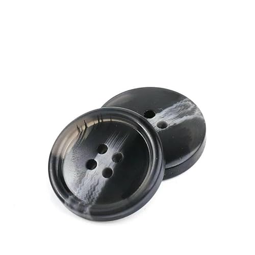 Neue 10 Stück Harzknöpfe mit 4 Löchern, Nähzubehör, Größe komplett für Kleidung, dekorative Knöpfe, handgefertigt, DIY-NK048-23-20 mm von AYHTUD
