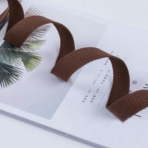 Neue 5 Meter 25 mm Canvas-Band Gürteltasche Verdickung Baumwollgurtband Canvas-Gurtband Rucksackumreifung Nähtasche Gürtelzubehör-5 Meter_~-25 mm von AYHTUD