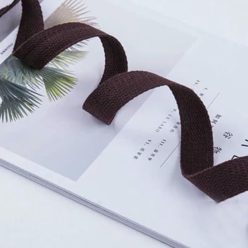 Neue 5 Meter 25 mm Canvas-Band Gürteltasche Verdickung Baumwollgurtband Canvas-Gurtband Rucksackumreifung Nähtasche Gürtelzubehör-5 Meter_w-25mm von AYHTUD