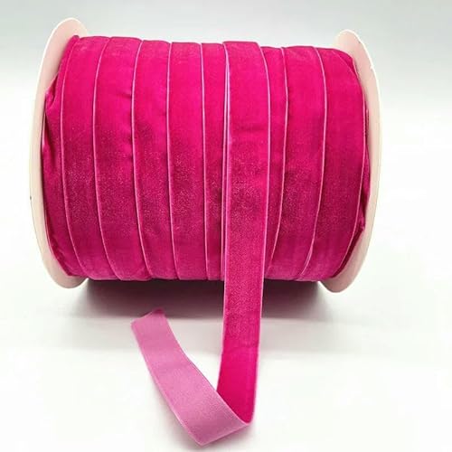 Neues 20 mm Samtband für Hochzeit, handgefertigt, Haarschleife, DIY-Partydekoration, Weihnachtsband, 29–5 Yards von AYHTUD