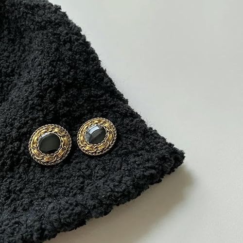 Retro-Metallknöpfe für Manteljacke, Damenkleidung, dekoratives Basteln, 18/25 mm, rund, Designer-Verzierungen, Nähknopf, 3 Stück, TB357, 23,0 mm Retro-Metallknöpfe für Manteljacke, Damenkleidung, dekoratives Basteln, 18/25 mm, rund, Designer-Verzierungen, Nähknopf, 3 Stück, TB357, 23,0 mm von AYHTUD