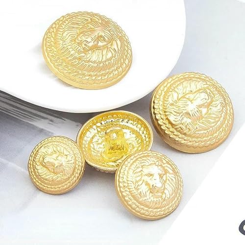 Retro-Perlen-Gold-Metallknopf, luxuriöse Strass-Mantelknöpfe für Damen, DIY-Kleidung, Anzug, Nähen, Aufnähen, Botones-Zubehör, 07–25 mm, 5 Stück Retro-Perlen-Gold-Metallknopf, luxuriöse Strass-Mantelknöpfe für Damen, DIY-Kleidung, Anzug, Nähen, Aufnähen, Botones-Zubehör, 07–25 mm, 5 Stück von AYHTUD
