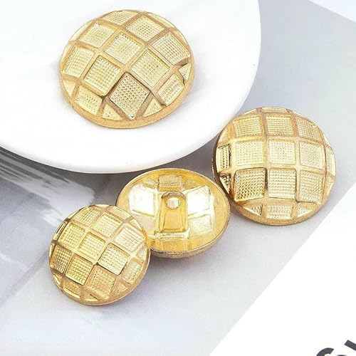 Retro-Perlen-Gold-Metallknopf, luxuriöse Strass-Mantelknöpfe für Damen, DIY-Kleidung, Anzug, Nähen, Aufnähen, Botones-Zubehör, 23–25 mm, 2 Stück Retro-Perlen-Gold-Metallknopf, luxuriöse Strass-Mantelknöpfe für Damen, DIY-Kleidung, Anzug, Nähen, Aufnähen, Botones-Zubehör, 23–25 mm, 2 Stück von AYHTUD