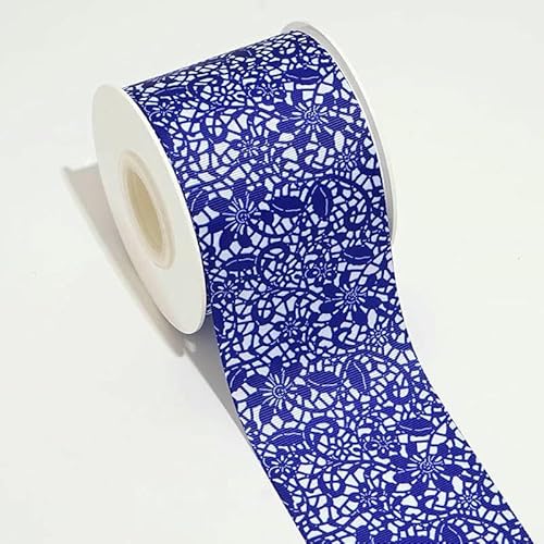 Ripsband zum Selbermachen mit Cartoon-Pflanzenblumen-Aufdruck für Bastelbedarf, Nähzubehör, 4,5 m. 86993–87417 – 25 mm Ripsband Ripsband zum Selbermachen mit Cartoon-Pflanzenblumen-Aufdruck für Bastelbedarf, Nähzubehör, 4,5 m. 86993–87417 – 25 mm Ripsband von AYHTUD
