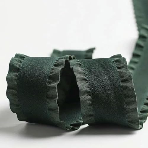 Samtrüschen-Wildlederbänder, Rüschenrand, matt, Corsage, 50 Yards/Los, 1" 1,5" 25 38 mm, für Haarschleifen, DIY, handgefertigte Materialien, 10–25 mm, 50 Yards Samtrüschen-Wildlederbänder, Rüschenrand, matt, Corsage, 50 Yards/Los, 1" 1,5" 25 38 mm, für Haarschleifen, DIY, handgefertigte Materialien, 10–25 mm, 50 Yards von AYHTUD