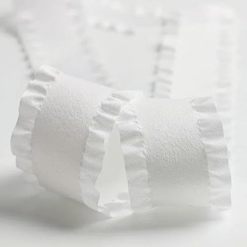 Samtrüschen-Wildlederbänder, Rüschenrand, matt, Corsage, 50 Yards/Los, 1" 1,5" 25 38 mm, für Haarschleifen, DIY, handgefertigte Materialien, 2–40 mm, 10 Yards Samtrüschen-Wildlederbänder, Rüschenrand, matt, Corsage, 50 Yards/Los, 1" 1,5" 25 38 mm, für Haarschleifen, DIY, handgefertigte Materialien, 2–40 mm, 10 Yards von AYHTUD