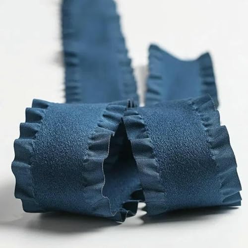 Samtrüschen-Wildlederbänder, Rüschenrand, matt, Corsage, 50 Yards/Los, 1" 1,5" 25 38 mm, für Haarschleifen, DIY, handgefertigte Materialien, 7–40 mm, 50 Yards Samtrüschen-Wildlederbänder, Rüschenrand, matt, Corsage, 50 Yards/Los, 1" 1,5" 25 38 mm, für Haarschleifen, DIY, handgefertigte Materialien, 7–40 mm, 50 Yards von AYHTUD