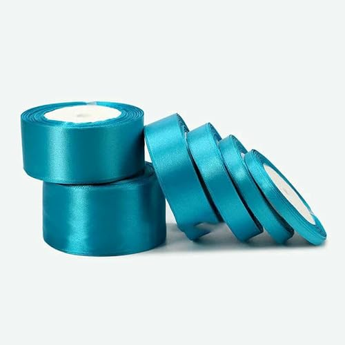 Satinband, 25 Yards, 6 mm – 50 mm, Schärpe, Geschenkpapier, Schleife, handgefertigt, DIY, Basteln, Halloween, Weihnachten, Hochzeit, Geburtstag, Party, Dekoration, Blaugrün, Satinband, 25 Yards, 6 mm – 50 mm, Schärpe, Geschenkpapier, Schleife, handgefertigt, DIY, Basteln, Halloween, Weihnachten, Hochzeit, Geburtstag, Party, Dekoration, Blaugrün, von AYHTUD