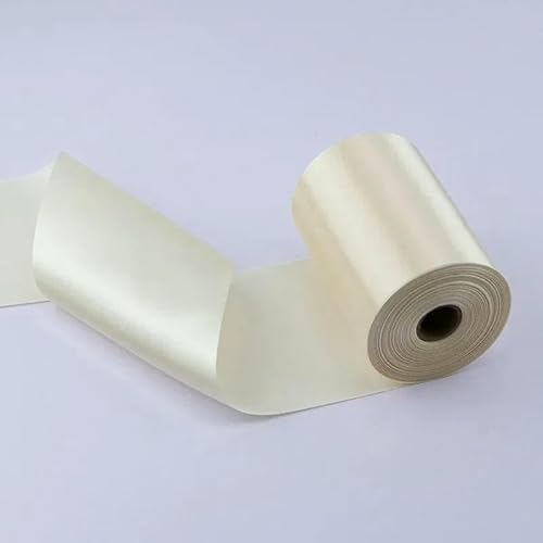 Satinband, breit, 8 cm/10 cm/15 cm, 25 Meter lang, für Hochzeits-/Festivalszenen, Deckenstuhlgurt, Hochzeits-/Auto-/Party-Dekorationsband, 28 Beige, 15 cm x 25 Meter Satinband, breit, 8 cm/10 cm/15 cm, 25 Meter lang, für Hochzeits-/Festivalszenen, Deckenstuhlgurt, Hochzeits-/Auto-/Party-Dekorationsband, 28 Beige, 15 cm x 25 Meter von AYHTUD