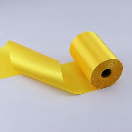 Satinband, breit, 8 cm/10 cm/15 cm, 25 Meter lang, für Hochzeits-/Festivalszenen, Deckenstuhlgurt, Hochzeits-/Auto-/Party-Dekorationsband – 36 Dunkelgelb – 15 cm x 25 Meter Satinband, breit, 8 cm/10 cm/15 cm, 25 Meter lang, für Hochzeits-/Festivalszenen, Deckenstuhlgurt, Hochzeits-/Auto-/Party-Dekorationsband – 36 Dunkelgelb – 15 cm x 25 Meter von AYHTUD