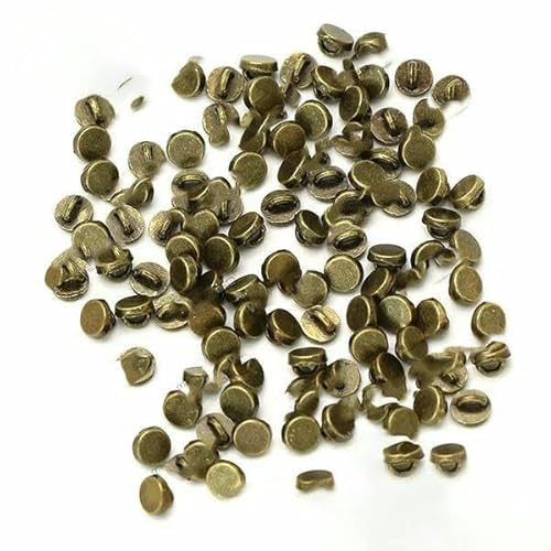 Winzige runde Schaftknöpfe, Metall, Mini-Puppenknopf für Kleidung, Puppenschnallen, DIY-Taschen, Schuhe, Nähzubehör, 20 Stück, 01 Bronze, 4,0 mm Winzige runde Schaftknöpfe, Metall, Mini-Puppenknopf für Kleidung, Puppenschnallen, DIY-Taschen, Schuhe, Nähzubehör, 20 Stück, 01 Bronze, 4,0 mm von AYHTUD