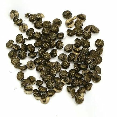 Winzige runde Schaftknöpfe, Metall, Mini-Puppenknopf für Kleidung, Puppenschnallen, DIY-Taschen, Schuhe, Nähzubehör, 20 Stück, 03 Bronze, 4,0 mm Winzige runde Schaftknöpfe, Metall, Mini-Puppenknopf für Kleidung, Puppenschnallen, DIY-Taschen, Schuhe, Nähzubehör, 20 Stück, 03 Bronze, 4,0 mm von AYHTUD