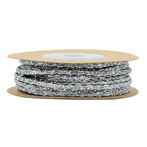 Yards/Los 2 mm goldenes Glitzerband für Hochzeitsfeiern, Weihnachtsdekorationen, Blumensträuße, Kartenverpackungen, Spitzenbänder-Silber-2 mm Yards/Los 2 mm goldenes Glitzerband für Hochzeitsfeiern, Weihnachtsdekorationen, Blumensträuße, Kartenverpackungen, Spitzenbänder-Silber-2 mm von AYHTUD