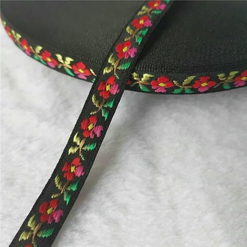 Yards 10–25 mm Glitzer-Jacquardband mit glänzenden Blumen für DIY-Haarschmuck, Röcke, Haustierhalsbänder, Zubehör – 10 13,0 mm – 50 Yards Yards 10–25 mm Glitzer-Jacquardband mit glänzenden Blumen für DIY-Haarschmuck, Röcke, Haustierhalsbänder, Zubehör – 10 13,0 mm – 50 Yards von AYHTUD