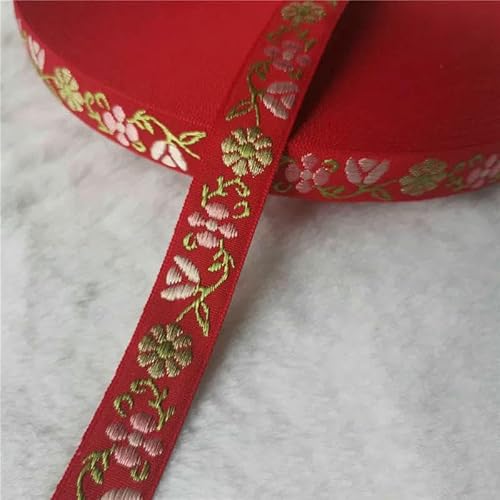 Yards 10–25 mm Glitzer-Jacquardband mit glänzenden Blumen für DIY-Haarschmuck, Röcke, Haustierhalsbänder, Zubehör – 22 18 mm – 50 Yards Yards 10–25 mm Glitzer-Jacquardband mit glänzenden Blumen für DIY-Haarschmuck, Röcke, Haustierhalsbänder, Zubehör – 22 18 mm – 50 Yards von AYHTUD