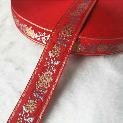 Yards 10–25 mm Glitzer-Jacquardband mit glänzenden Blumen für DIY-Haarschmuck, Röcke, Haustierhalsbänder, Zubehör – 36 25 mm – 50 Yards Yards 10–25 mm Glitzer-Jacquardband mit glänzenden Blumen für DIY-Haarschmuck, Röcke, Haustierhalsbänder, Zubehör – 36 25 mm – 50 Yards von AYHTUD