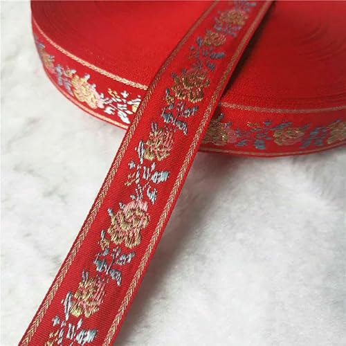 Yards 10–25 mm Glitzer-Jacquardband mit glänzenden Blumen für DIY-Haarschmuck, Röcke, Haustierhalsbänder, Zubehör – 36 25 mm – 50 Yards Yards 10–25 mm Glitzer-Jacquardband mit glänzenden Blumen für DIY-Haarschmuck, Röcke, Haustierhalsbänder, Zubehör – 36 25 mm – 50 Yards von AYHTUD