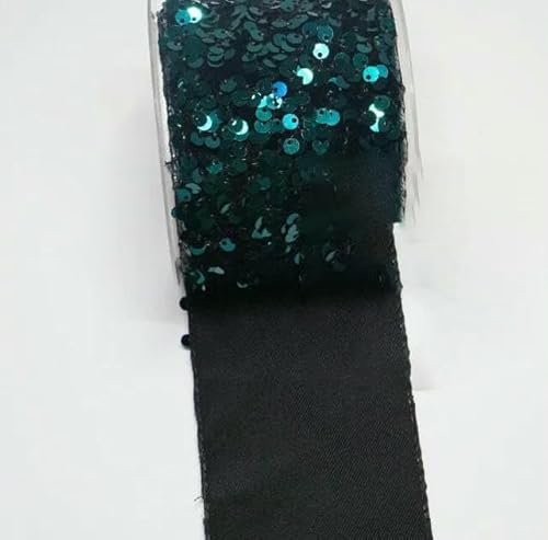 Zoll 75 mm 25 Yards Rolle Pailletten-Samtband DIY Holiday Cheer Haarschleifenmaterial Handgefertigtes Deko-Zubehör-O4103740-75 mm 5 Yards Zoll 75 mm 25 Yards Rolle Pailletten-Samtband DIY Holiday Cheer Haarschleifenmaterial Handgefertigtes Deko-Zubehör-O4103740-75 mm 5 Yards von AYHTUD