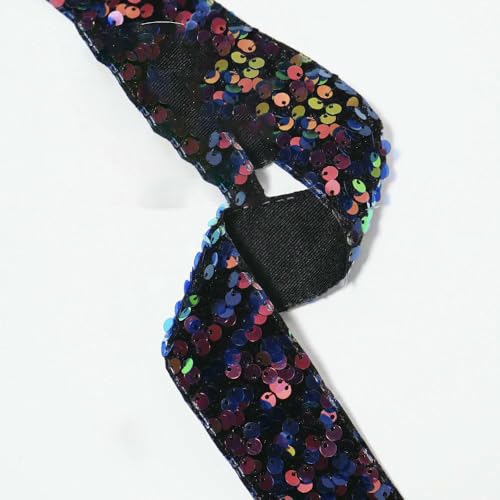 Zoll 75 mm 25 Yards Rolle Pailletten-Samtband DIY Holiday Cheer Haarschleifenmaterial Handgefertigtes Deko-Zubehör-O4204496-38 mm 5 Yards Zoll 75 mm 25 Yards Rolle Pailletten-Samtband DIY Holiday Cheer Haarschleifenmaterial Handgefertigtes Deko-Zubehör-O4204496-38 mm 5 Yards von AYHTUD