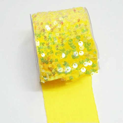 Zoll 75 mm 25 Yards Rolle Pailletten-Samtband DIY Holiday Cheer Haarschleifenmaterial Handgefertigtes Deko-Zubehör-O5102797-38 mm 5 Yards Zoll 75 mm 25 Yards Rolle Pailletten-Samtband DIY Holiday Cheer Haarschleifenmaterial Handgefertigtes Deko-Zubehör-O5102797-38 mm 5 Yards von AYHTUD