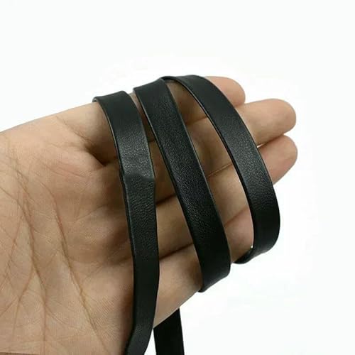 m 3–50 mm PU-Lederband, Saumband, Gurtband, Kleidungsdekoration, Seil, Kordeln, Bänder, Schleifen, Bindeband, DIY-Nähzubehör, 10 mm von AYHTUD