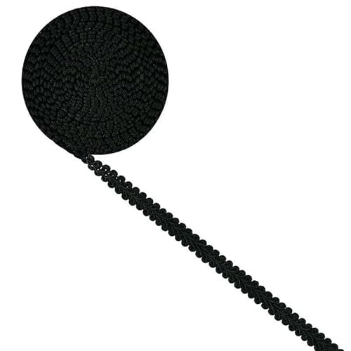 m Gold-Silber-Besatzband, Baumwollspitze, Kantenbesatz, Gürtel, Applikation, Stoff, Stoff, Nähen, DIY, Basteln, Kleidung, Material, Zubehör, B04, 5 Yards von AYHTUD