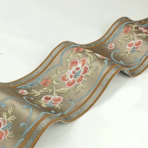 m Stickrandband im chinesischen Stil, Hanfu, antikes Kleid, Theaterkostüm, Vorhänge, Sofadekor, Stoffstreifen, gewebter Gürtel, B5, 100 x 10 cm m Stickrandband im chinesischen Stil, Hanfu, antikes Kleid, Theaterkostüm, Vorhänge, Sofadekor, Stoffstreifen, gewebter Gürtel, B5, 100 x 10 cm von AYHTUD
