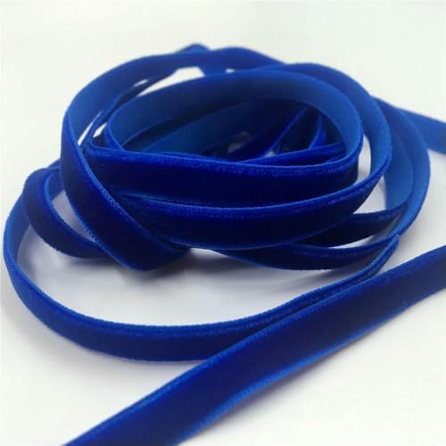 mm, 4,6–274 m, einseitiges Samtband für handgefertigte Blumenstraußverpackungen, Heimparty-Dekoration, Weihnachtssamtband, Königsblau V014, 6 mm x 91 m mm, 4,6–274 m, einseitiges Samtband für handgefertigte Blumenstraußverpackungen, Heimparty-Dekoration, Weihnachtssamtband, Königsblau V014, 6 mm x 91 m von AYHTUD
