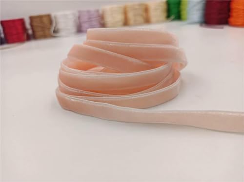 mm, 5–300 Yards, einseitiges Samtband für handgefertigte Blumenstraußverpackungen, Heimparty-Dekoration, Weihnachtssamtband, Fleischrosa V005, 6 mm x 300 Yards mm, 5–300 Yards, einseitiges Samtband für handgefertigte Blumenstraußverpackungen, Heimparty-Dekoration, Weihnachtssamtband, Fleischrosa V005, 6 mm x 300 Yards von AYHTUD