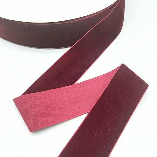 mm 10 mm 15 mm 20 mm 38 mm Samtband Hochzeit Handarbeit Verpackung Haarschleife DIY Partydekoration Weihnachtsband-17–25 mm (5 Yards) von AYHTUD