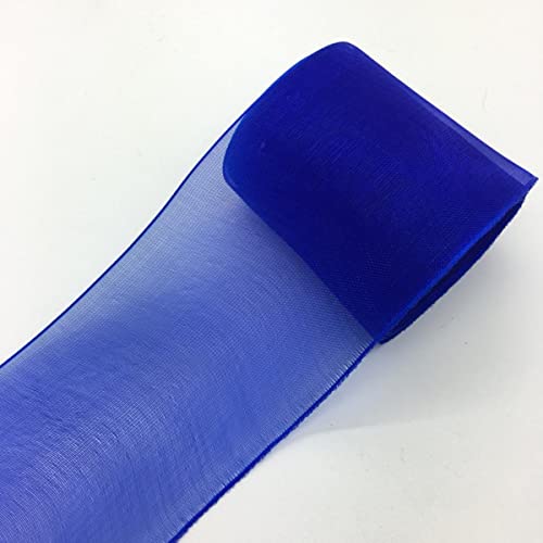 5 Yards/Lot 5,1 cm 50 mm breites Organzaband, Schleife, Hochzeitsdekoration, Spitze, Kunsthandwerk, Blau 5 Yards/Lot 5,1 cm 50 mm breites Organzaband, Schleife, Hochzeitsdekoration, Spitze, Kunsthandwerk, Blau von AYHUIP