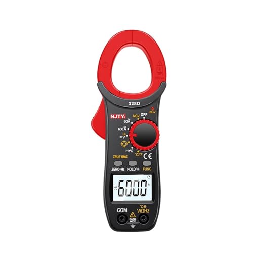 AYJYZHIAG Digitales Zangenmessgerät 600A DC/AC Strom Auto Range Multimeter 6000 Zählt Voltmeter Amperemeter Zange NCV Ohm Elektriker Werkzeuge(3266TD AC 600A) von AYJYZHIAG