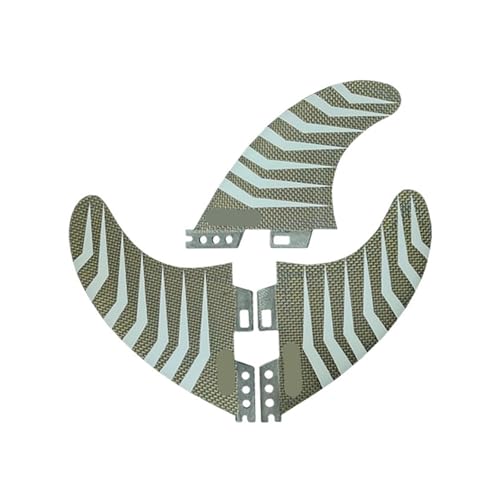 AYJYZHIAG M Surfboard-Flossen – Ultraleichtes goldenes Carbon- und Epoxidharz-Verbundwerkstoff-Freigabesystem/korrosionsbeständige Finne von AYJYZHIAG