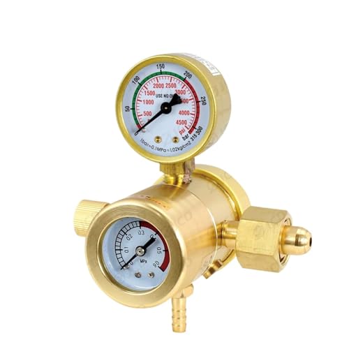 AYJYZHIAG QHTITEC 0-30 MPa Argon-Regler Argon CO2 MIG Wig Durchflussmesser Gasregler Durchflussmesser Schweißen Schweißmessgerät Reduzierer(JCD-AR-193) von AYJYZHIAG