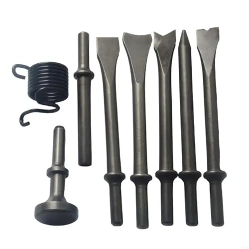 Hochleistungs-Glättungs-Lufthammer, pneumatische Bits, Werkzeuge, pneumatische Meißel mit Feder for Baureparaturaufgaben(For Style C) von AYJYZHIAG