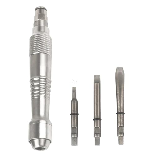 Mini-Luftmeißel, pneumatischer Hammer, Luftmeißelschaufel, Mikro-Luftflusshacker, Gasschaufel, Meißelstift, medizinischer Gipsabdruck(Set 1) von AYJYZHIAG